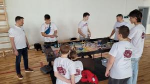 Alūksnes Bērnu un jauniešu centra komanda PaGALMS Latvijas robotikas čempionāts "First Lego League"